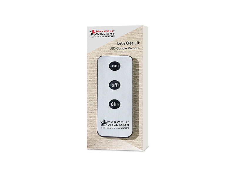 Let's Get Lit Led Candle Remote Gift Boxed