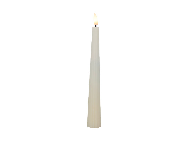 Let's Get Lit Linea LED Taper Wax Candle Set of 2 Soy Gift Boxed
