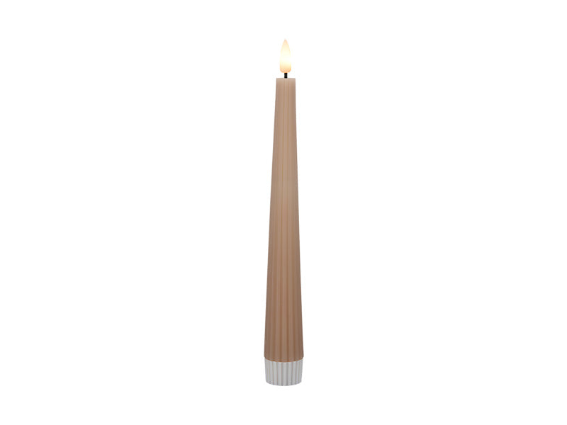 Let's Get Lit Linea LED Taper Wax Candle Set of 2 Gift Boxed