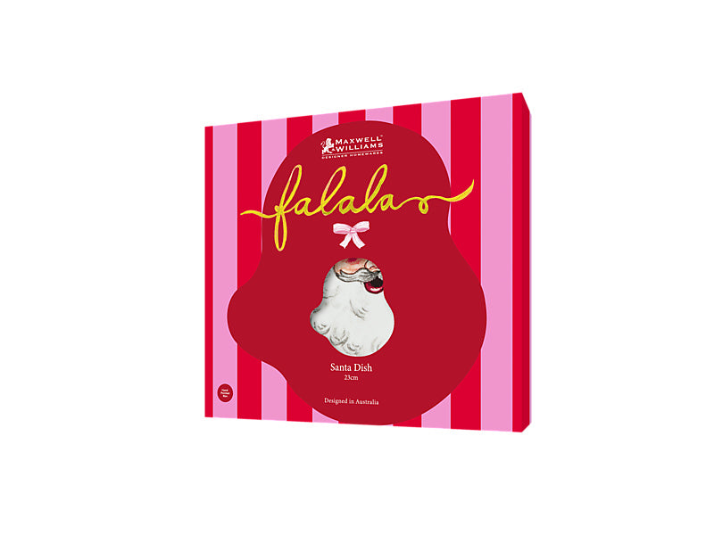 Fa la la Santa Dish Gift Boxed