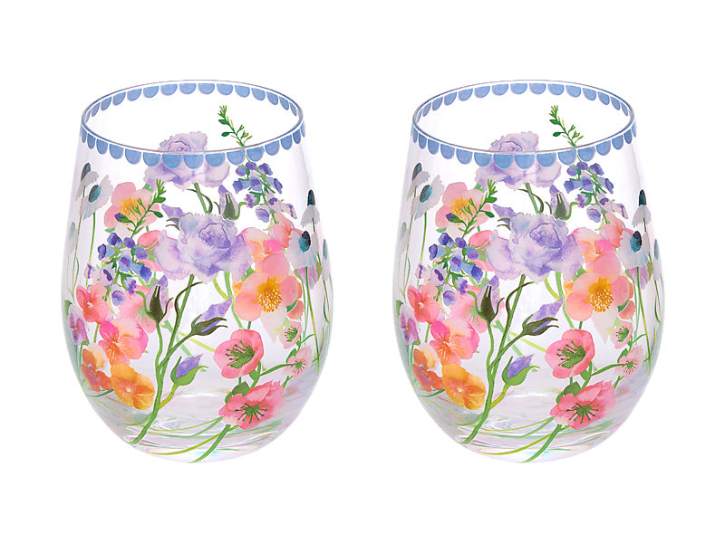 Affection Stemless Glass Set of 2 Gift Boxed