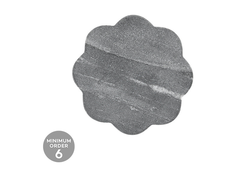 Coaster Collective Scallop Marble Coaster