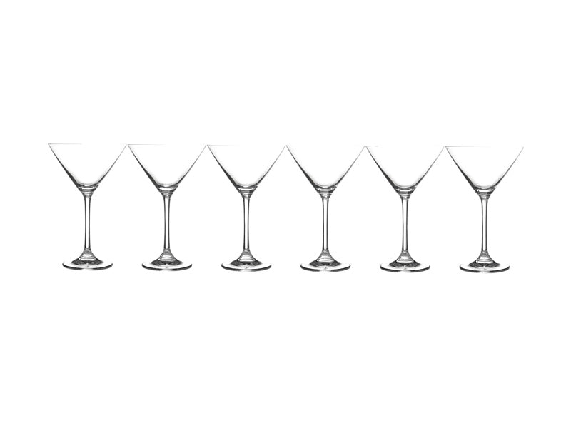 Manhattan Martini Glass Set of 6 Gift Boxed