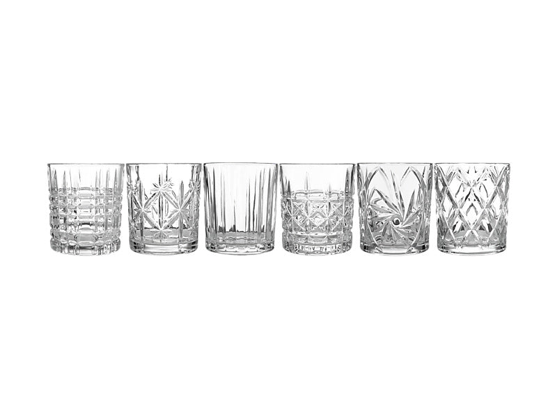 Cocktail & Co Mixologist Double Old Fashion Set of 6 Gift Boxed