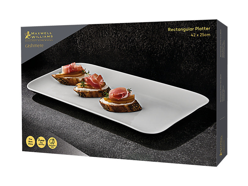 Cashmere Rectangular Platter Gift Boxed