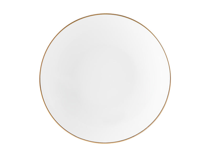 White Gold Coupe Bowl Shallow