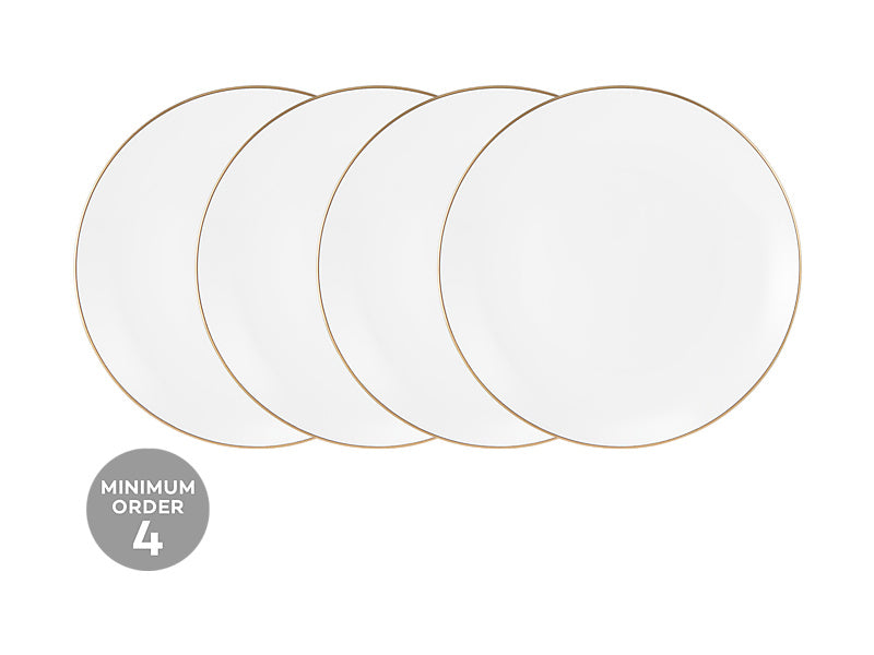 White Gold Coupe Side Plate