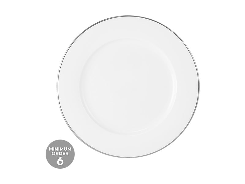 White Platinum Rim Side Plate