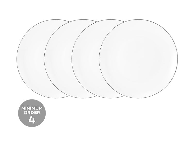 White Platinum Coupe Side Plate