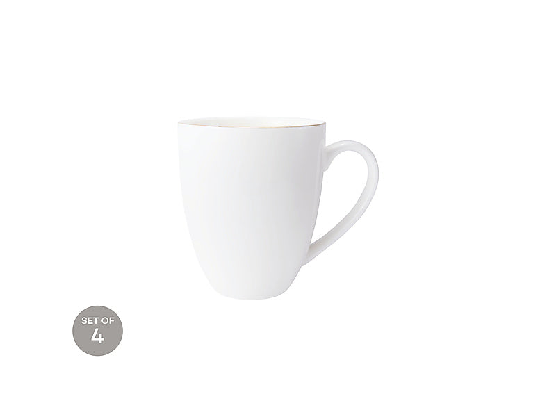 White Gold Coupe Mug