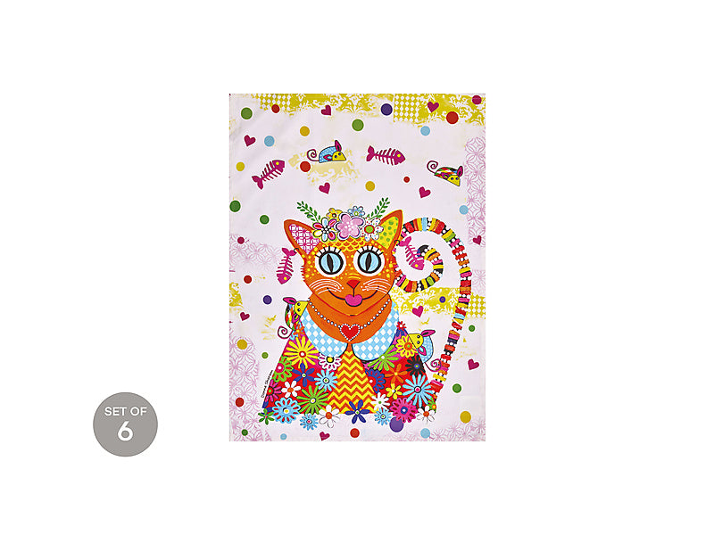 Donna Sharam Kaleidoscope Tea Towel Ginger