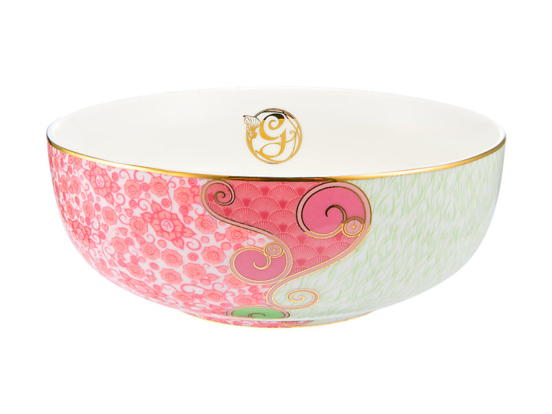 Wicked Pink Goes Good With Green Bowl Set of 2 Glinda Gift Boxed