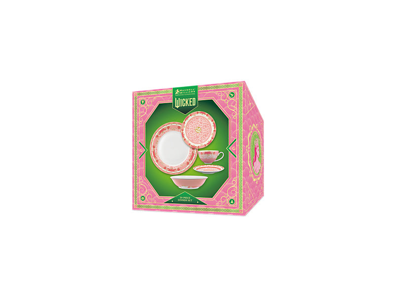 Wicked Dinner Set 20pc Glinda Gift Boxed