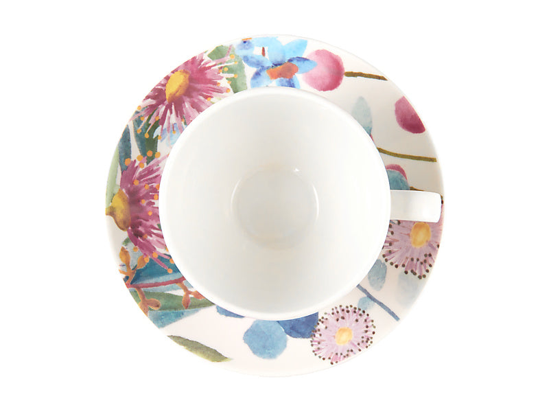 Royal Botanic Gardens Eucalyptus Bloom Coupe Demi Cup & Saucer