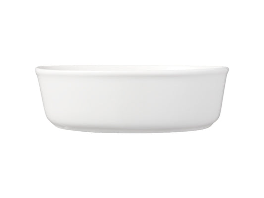 White Basics Pie Dish Oval 18cm