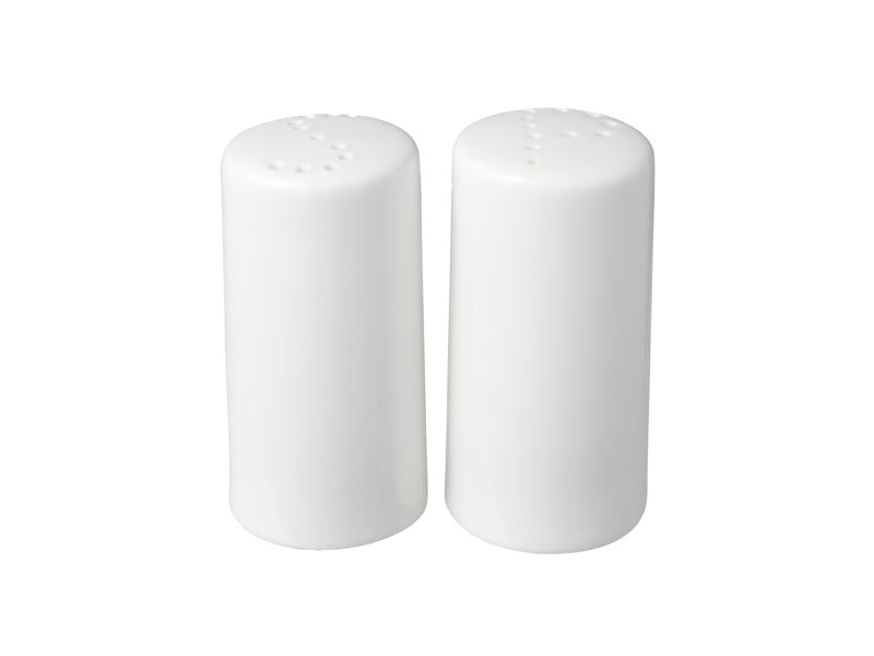 White Basics Cylindrical Salt & Pepper