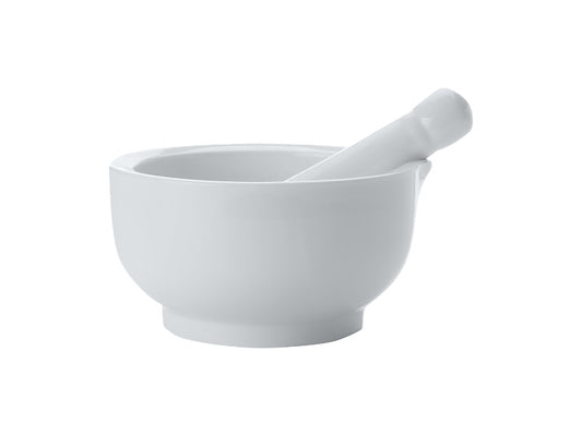 White Basics Mortar & Pestle 7cm Gift Boxed