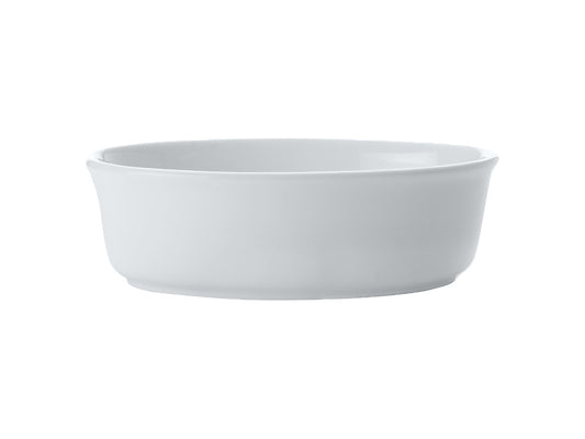 White Basics Pie Dish Oval 13cm