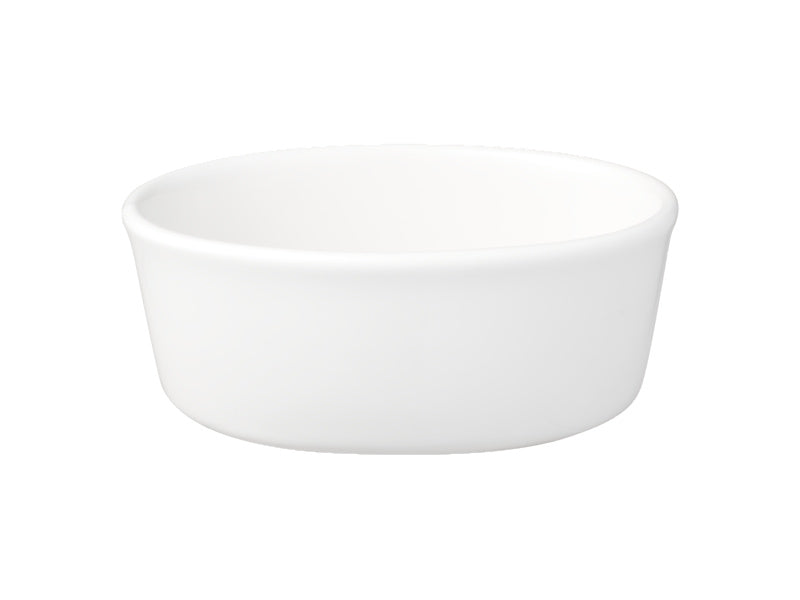 White Basics Pie Dish Oval 13cm