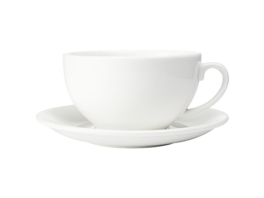 White Basics Cappuccino Cup & Saucer 320ML