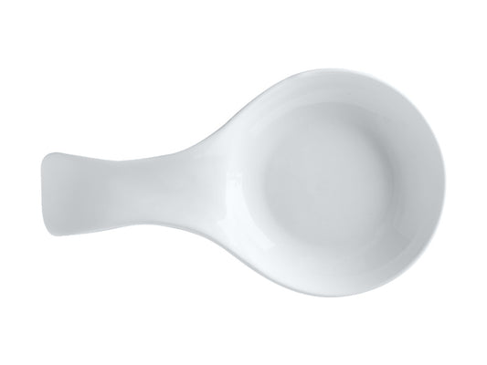 White Basics Round Spoon Rest 23cm