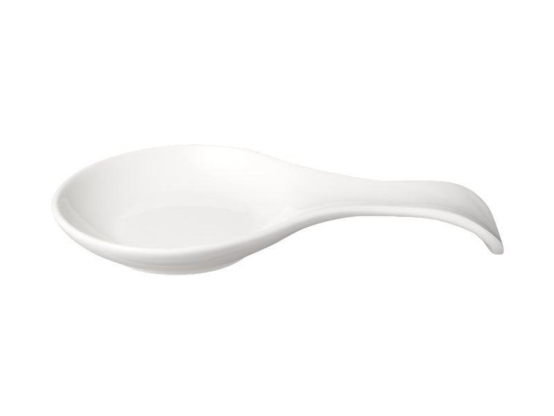 White Basics Round Spoon Rest 23cm
