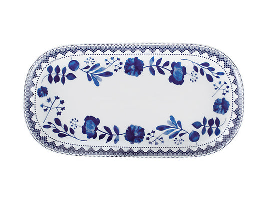 Darcy Oval Platter 33x17.5cm Floral Gift Boxed