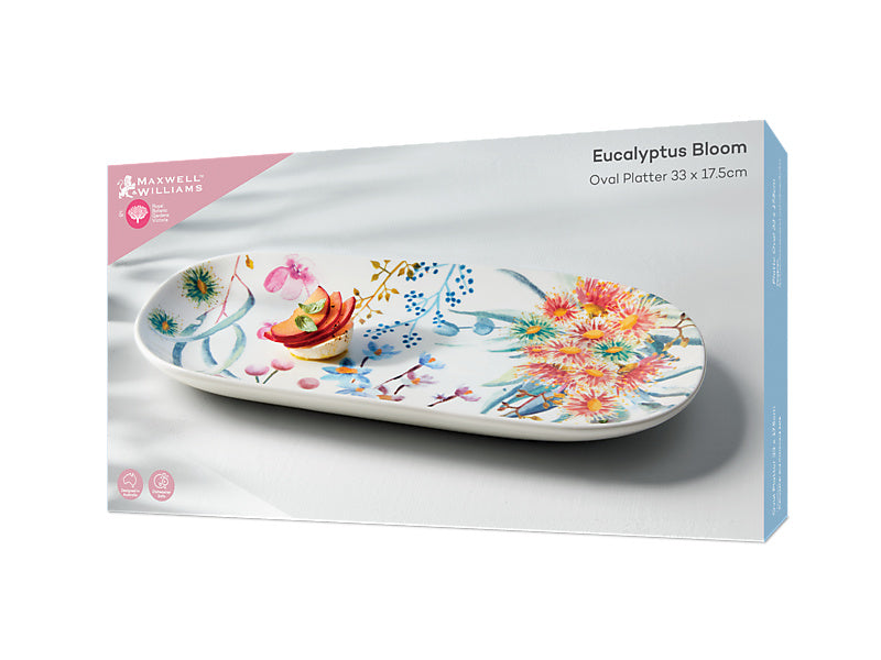 Royal Botanic Gardens Eucalyptus Bloom Oval Platter Gift Boxed