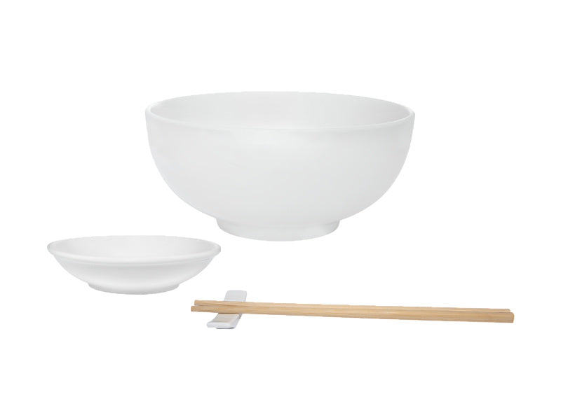 White Basics Rice Bowl Set 16pc Gift Boxed