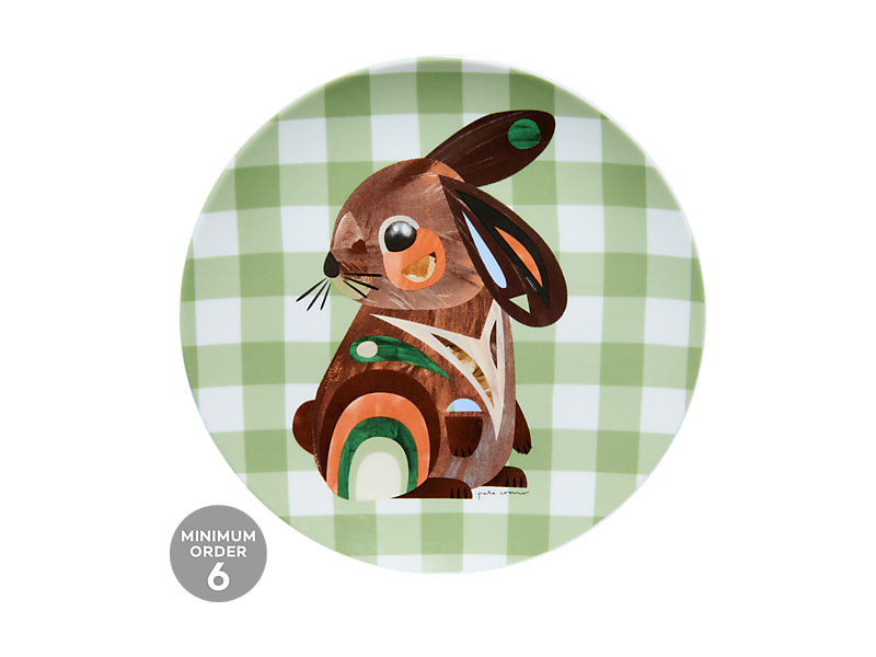 Pete Cromer Barn Friends Plate Bunny