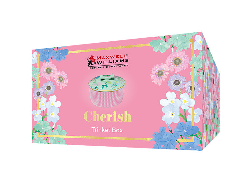 Cherish Trinket Box Gift Boxed