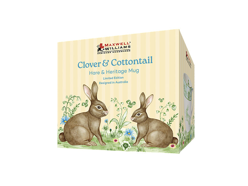 Clover & Cottontail Hare & Heritage Mug Gift Boxed
