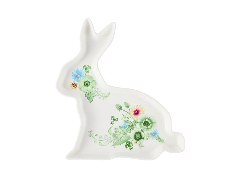 Clover & Cottontail Bunny Dish Gift Boxed