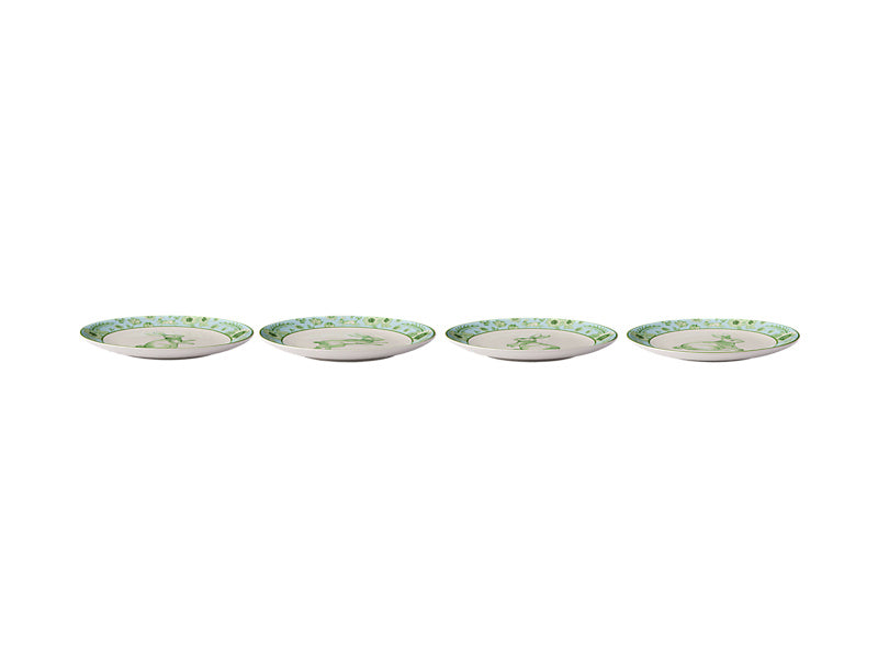 Clover & Cottontail Set of 4 Plates Assorted Gift Boxed