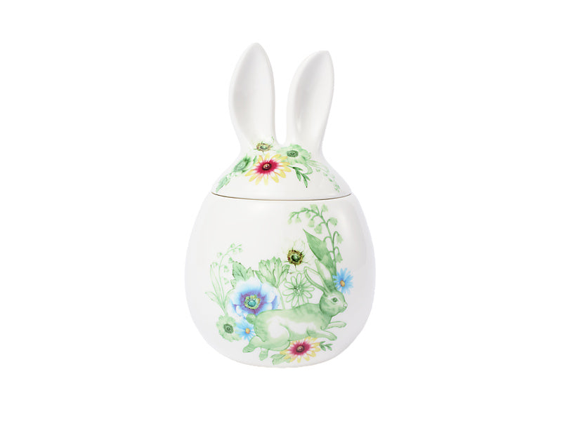 Clover & Cottontail Bunny Canister Gift Boxed