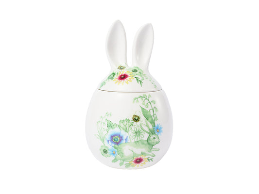Clover & Cottontail Bunny Canister Gift Boxed