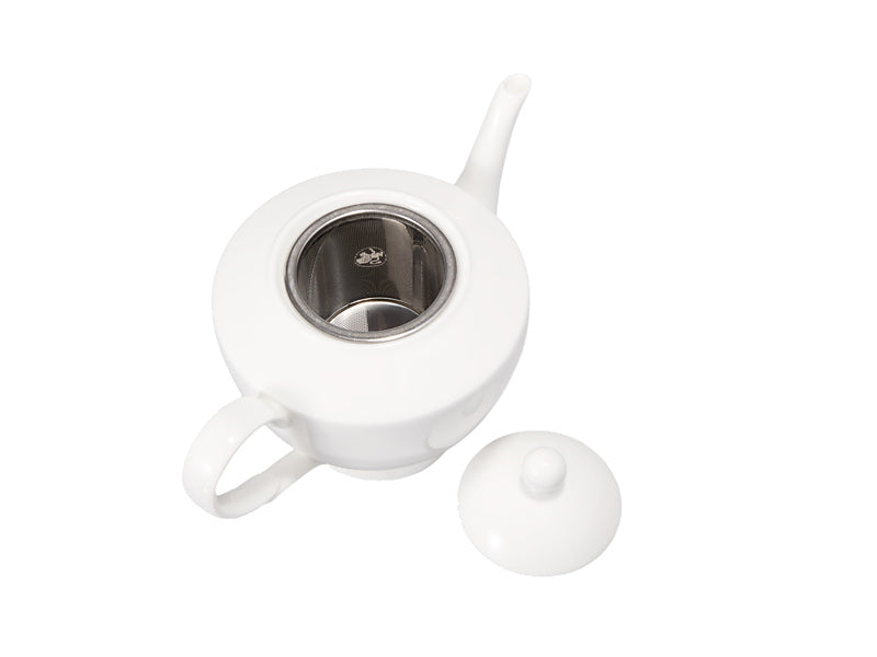 White Basics Classic Teapot With Infuser Gift Boxed