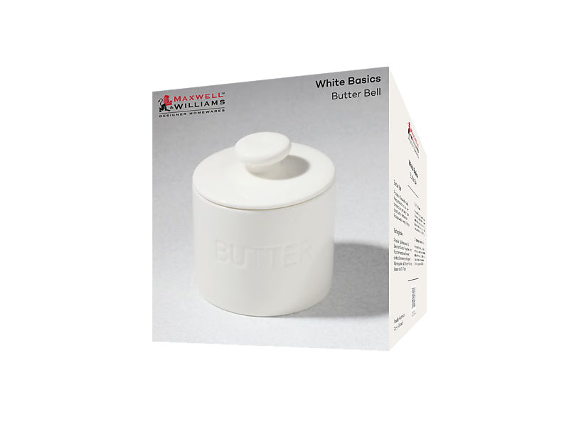 White Basics Butter Bell Gift Boxed