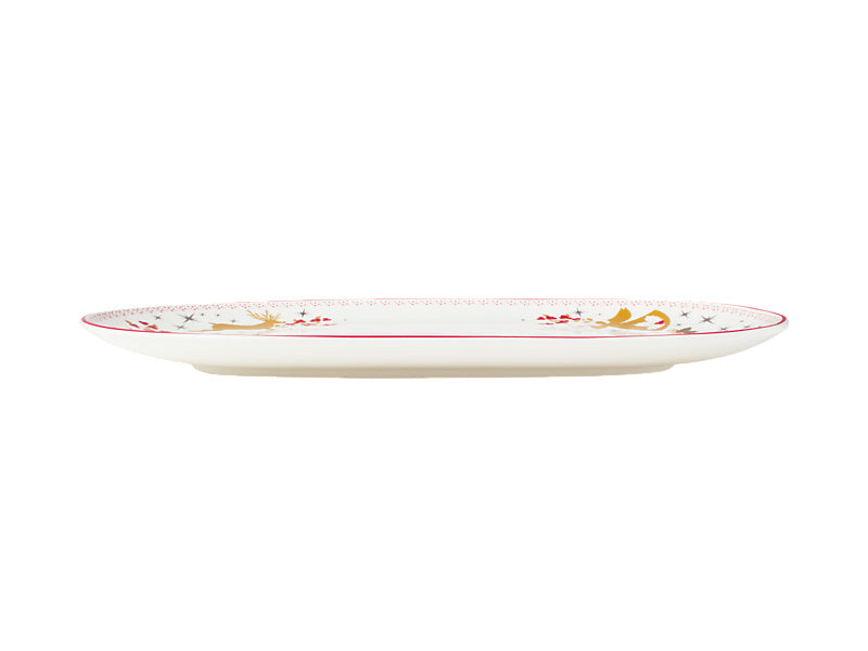 White Christmas 2026 Oblong Platter Gift Boxed