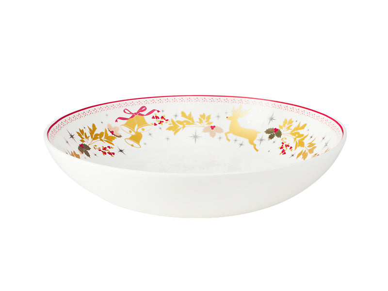 White Christmas 2026 Serving Bowl Gift Boxed