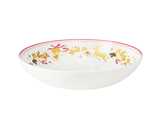 White Christmas 2026 Serving Bowl Gift Boxed