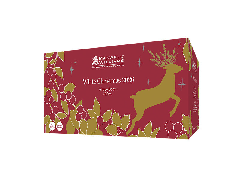 White Christmas 2026 Gravy Boat Gift Boxed