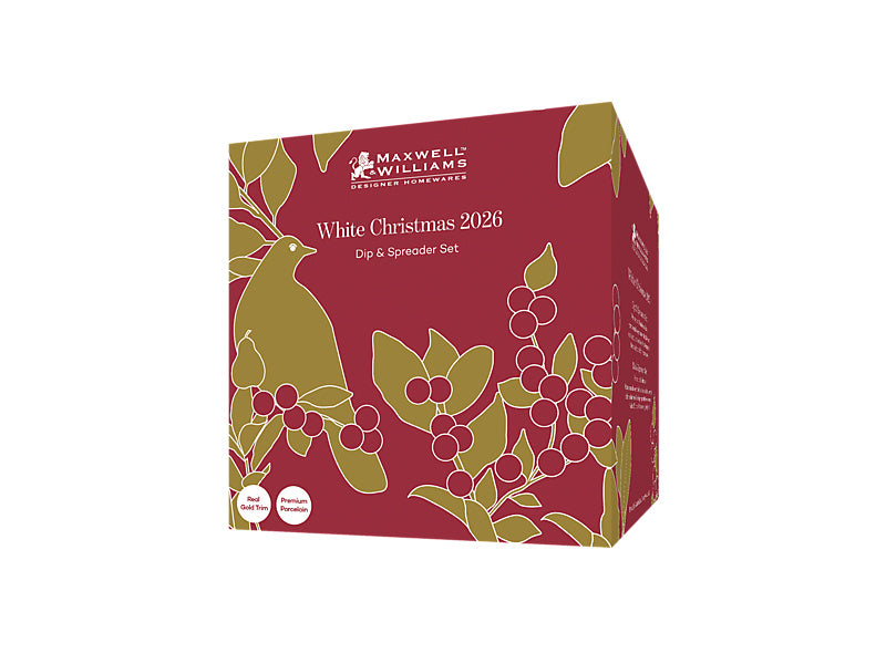 White Christmas 2026 Dip & Spreader Set Gift Boxed