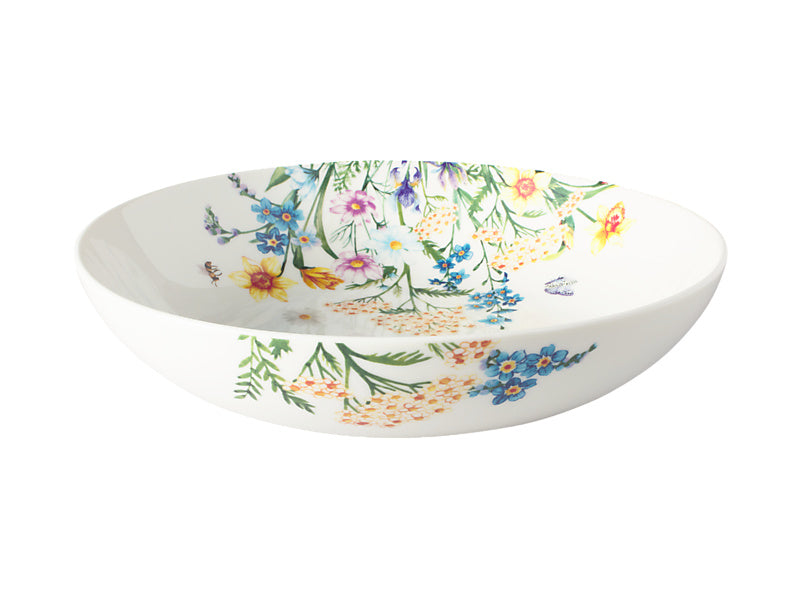 Fluttering Meadow Round Serving Bowl Gift Boxed