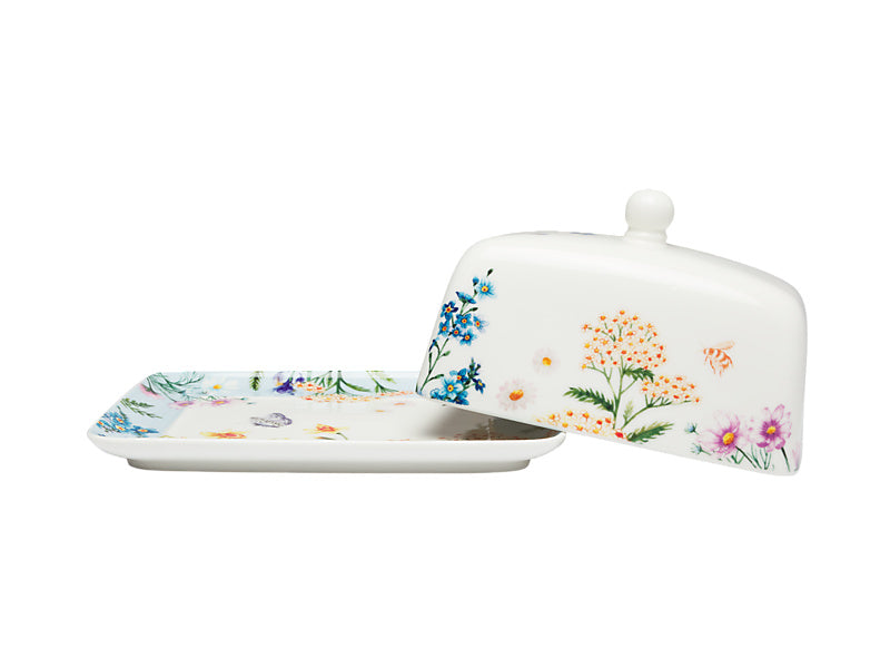 Fluttering Meadow Butter Dish Gift Boxed