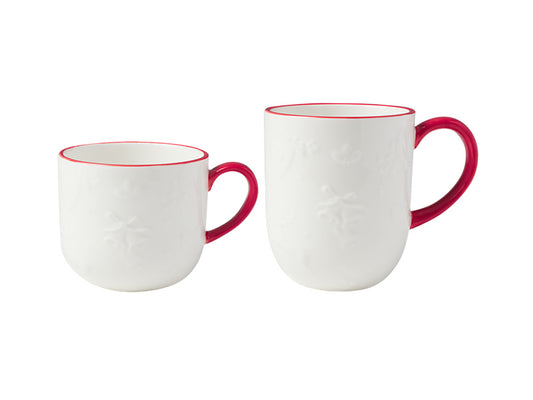 White Christmas 2026 Santa & Me Set of 2 White Gift Boxed