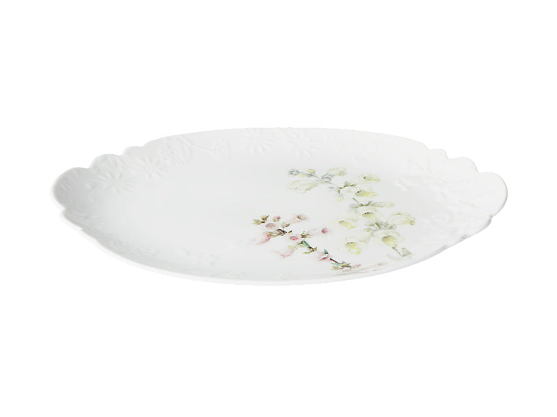 Royal Botanic Gardens Foxglove Scallop Oval Platter Gift Boxed