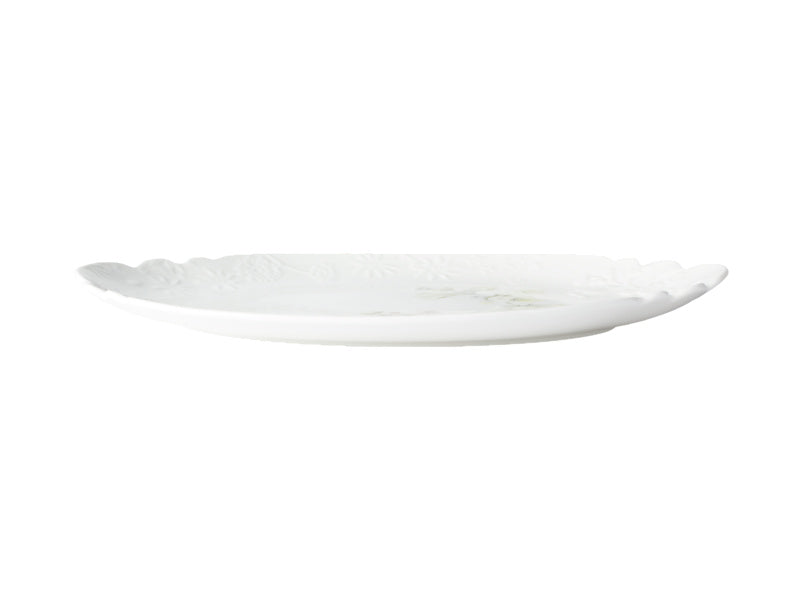 Royal Botanic Gardens Foxglove Scallop Oval Platter Gift Boxed