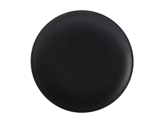 Caviar Coupe Plate 27.5cm Black