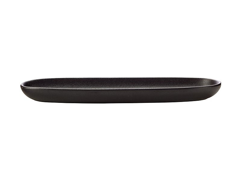 Caviar Oblong Platter 40x12.5cm Black